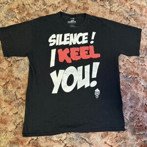 2011 Jeff Dunham black Silence I Keel You Humor comedian Tee size Large
